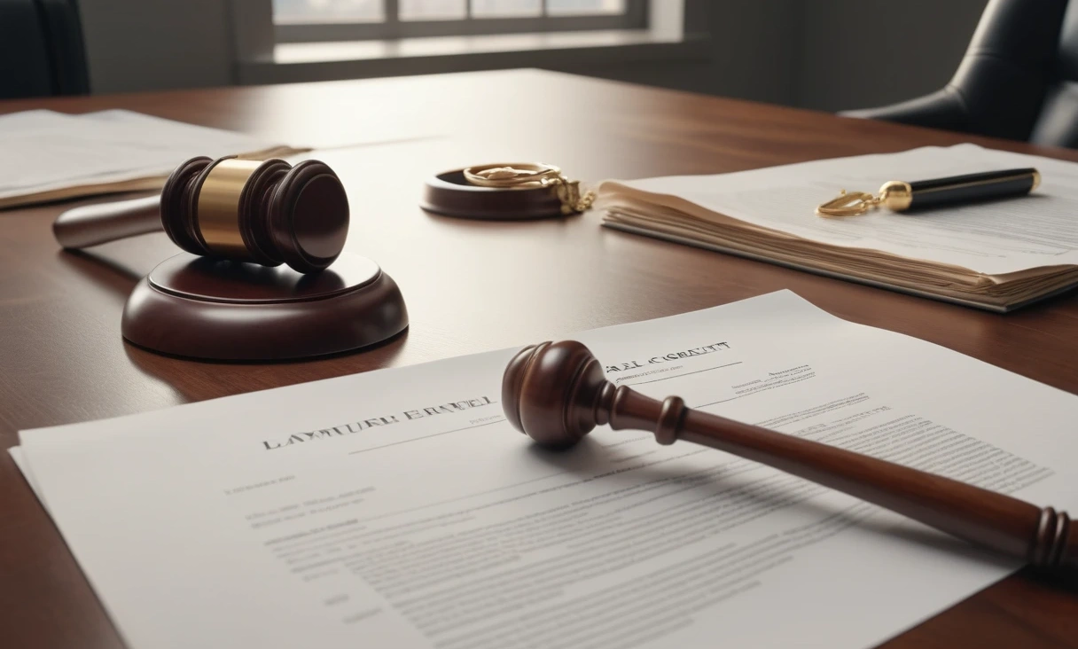 wide shot modern lawyers 0