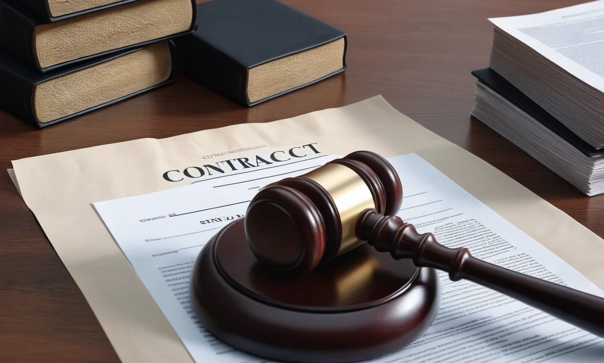 wide shot wooden gavel 0