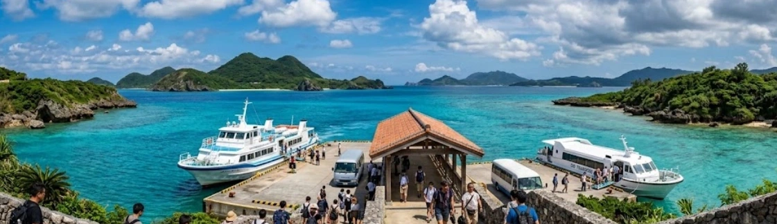 나하 공항에서 북부 남부 및 이도 환승 시스템 얀바루 1