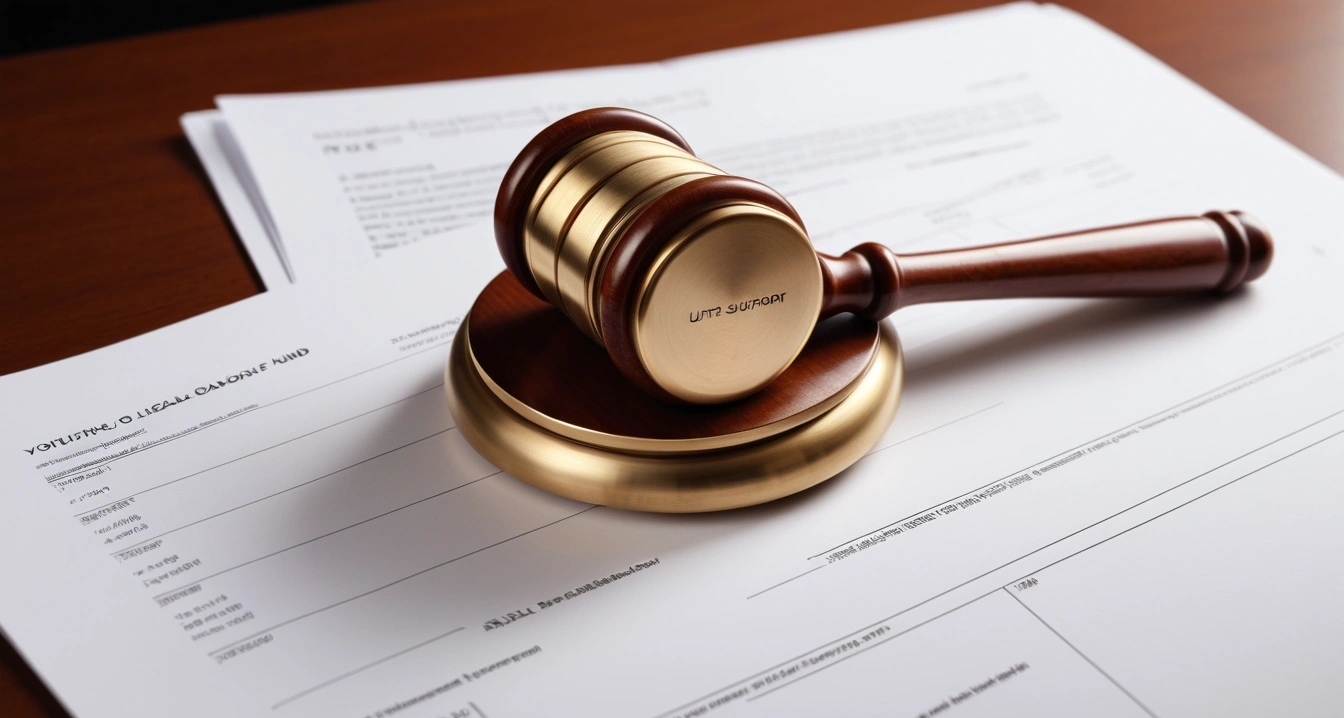 청년 지원금 - 전세보증금 반환보증료 지원을 위한 주거 안정 데이터 (concept of youth support fund, close-up of a classic brass legal gavel resting on official documents, professional lighting, no people)