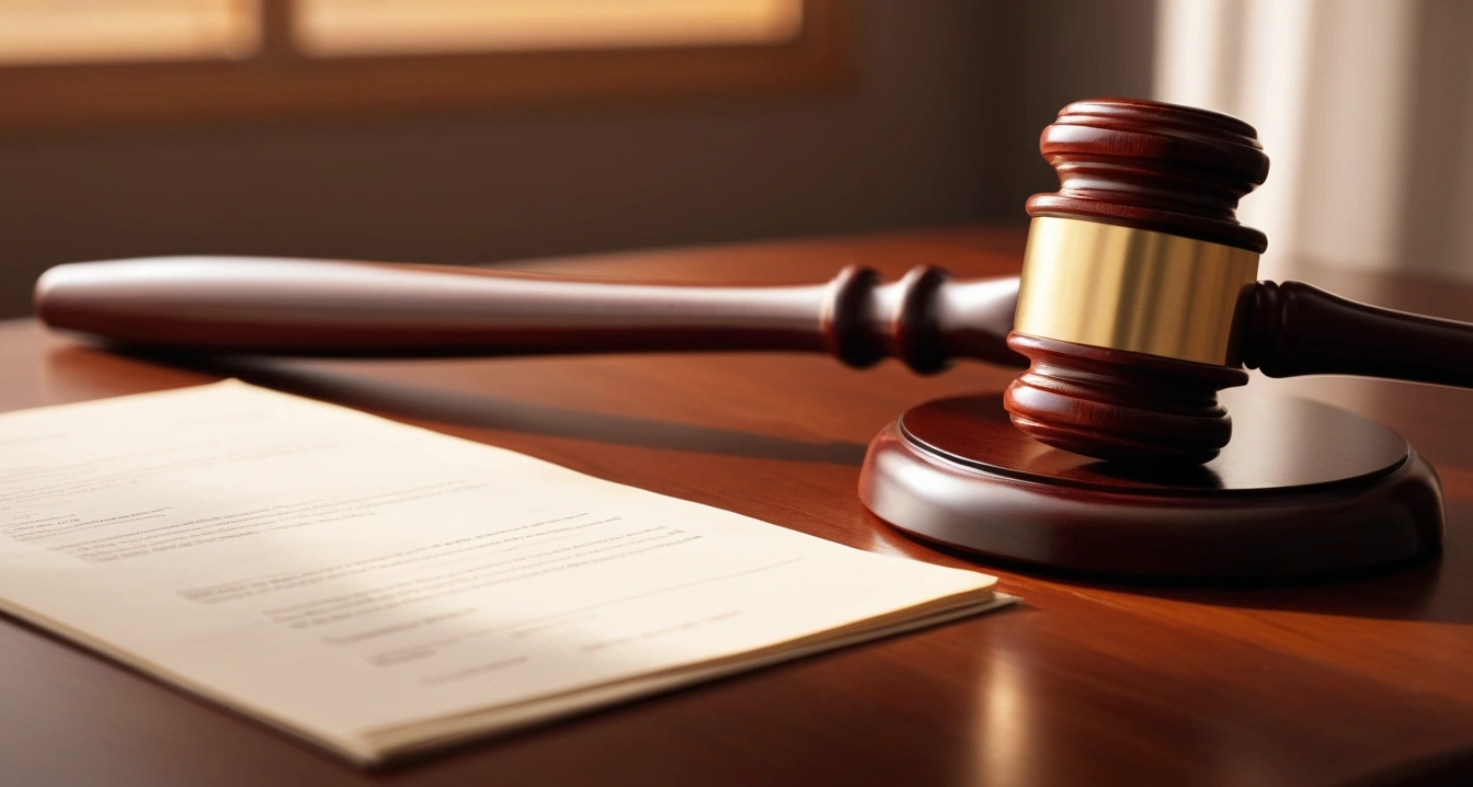 heavy wooden gavel clean legal documents 1